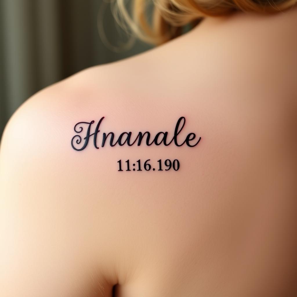Kid Name Tattoo Ideas