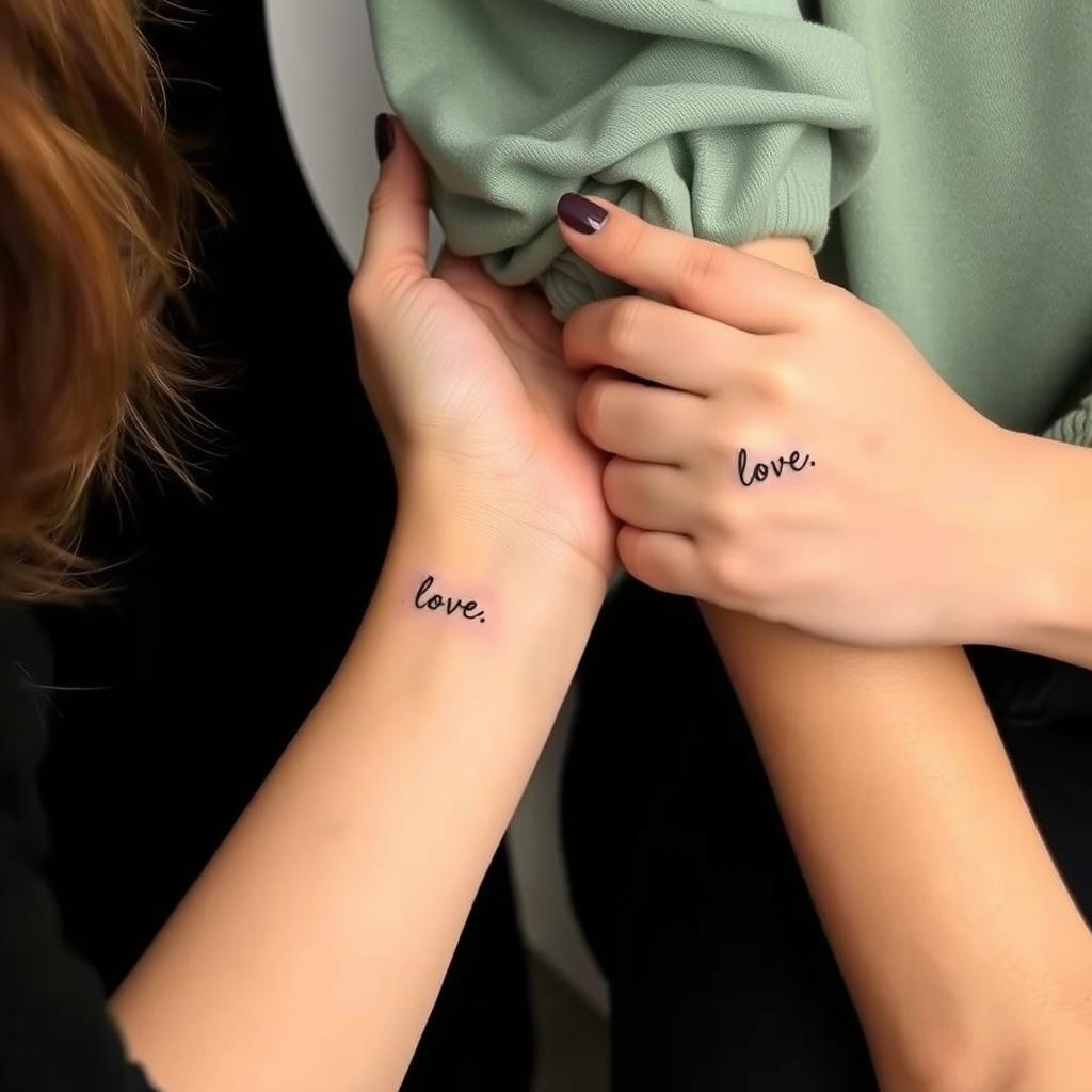 Minimalist Best Friend Tattoo Designs Minimalist Best Friend Tattoo Designs