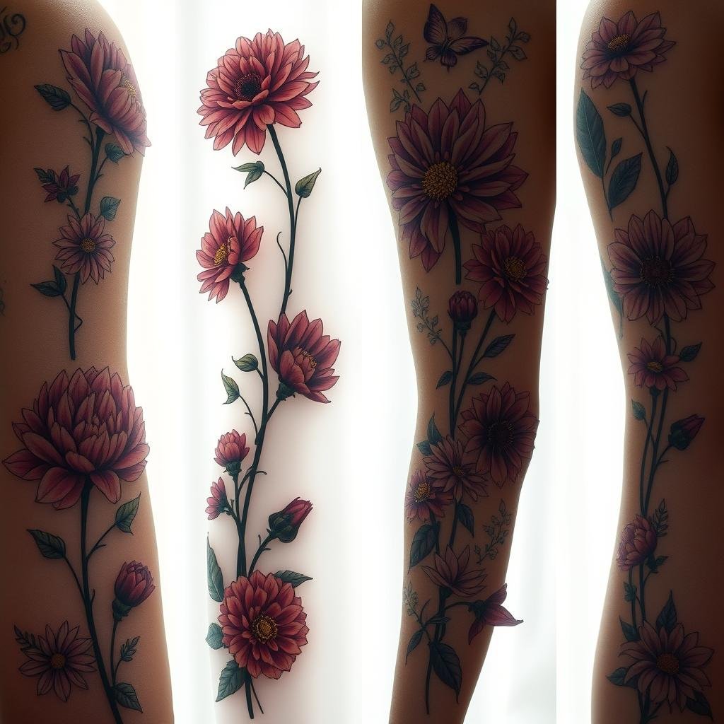 November Birth Flower Tattoo Styles November Birth Flower Tattoo Styles