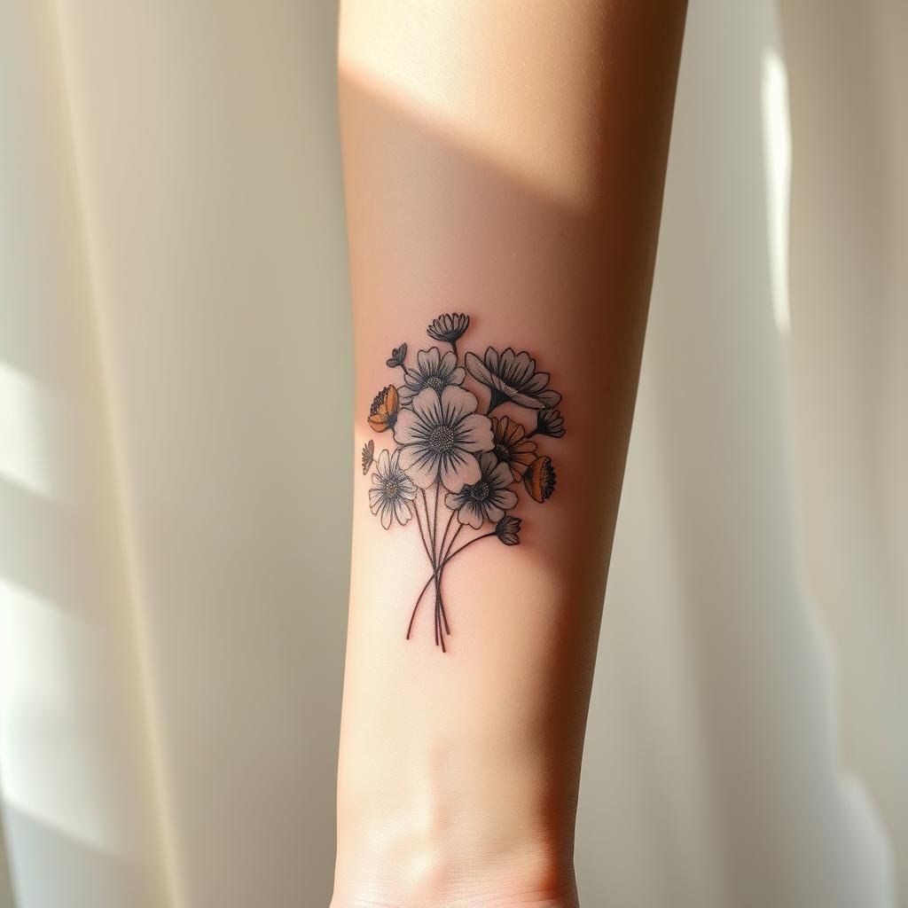 November birth flower tattoos November birth flower tattoos
