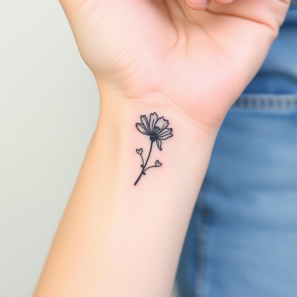 Personalized August Birth Flower Designs