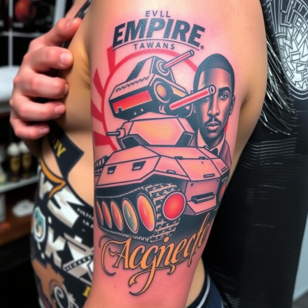 Popular Music-Inspired Tattoo 1996