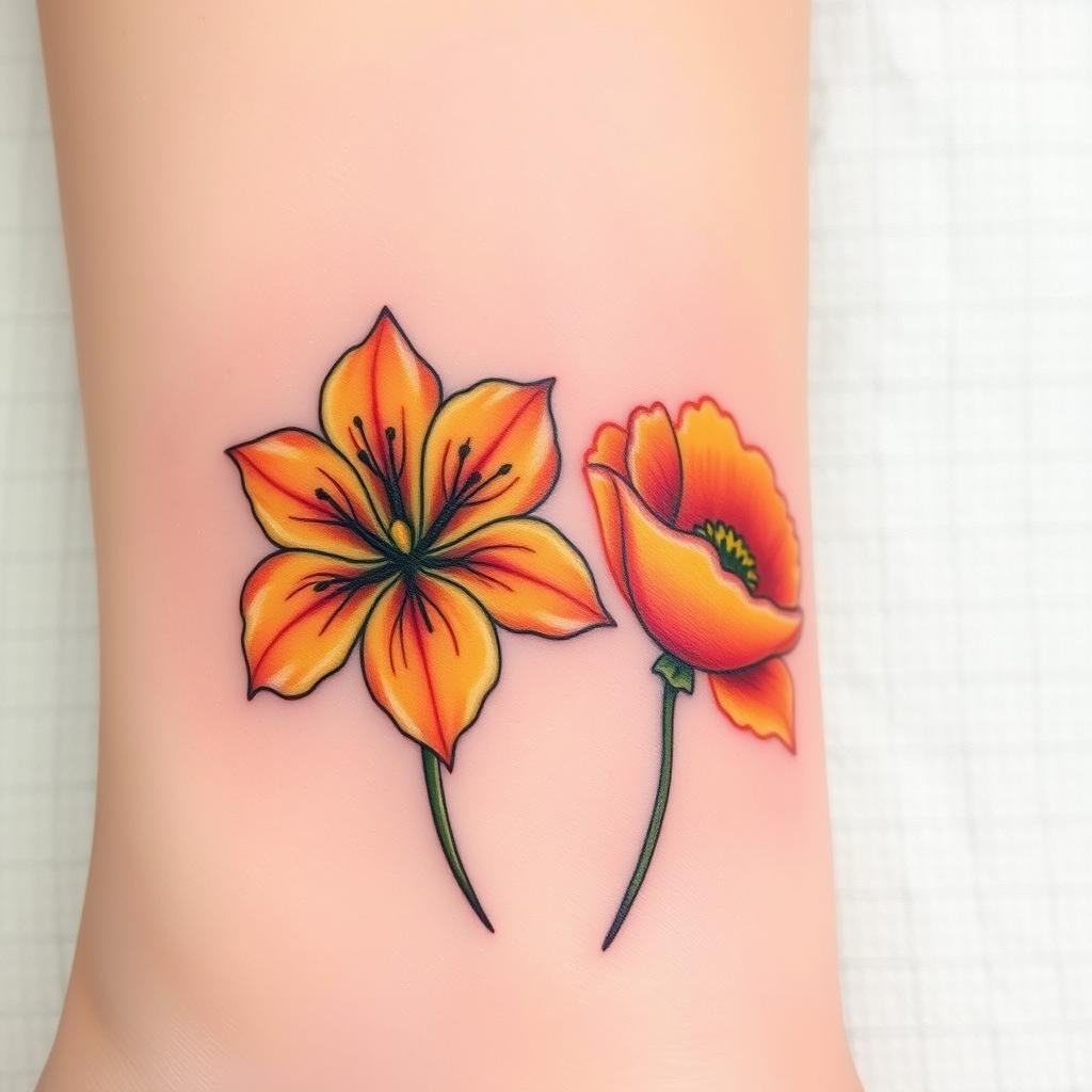 Seasonal Considerations for August Birth Flower Tattoo