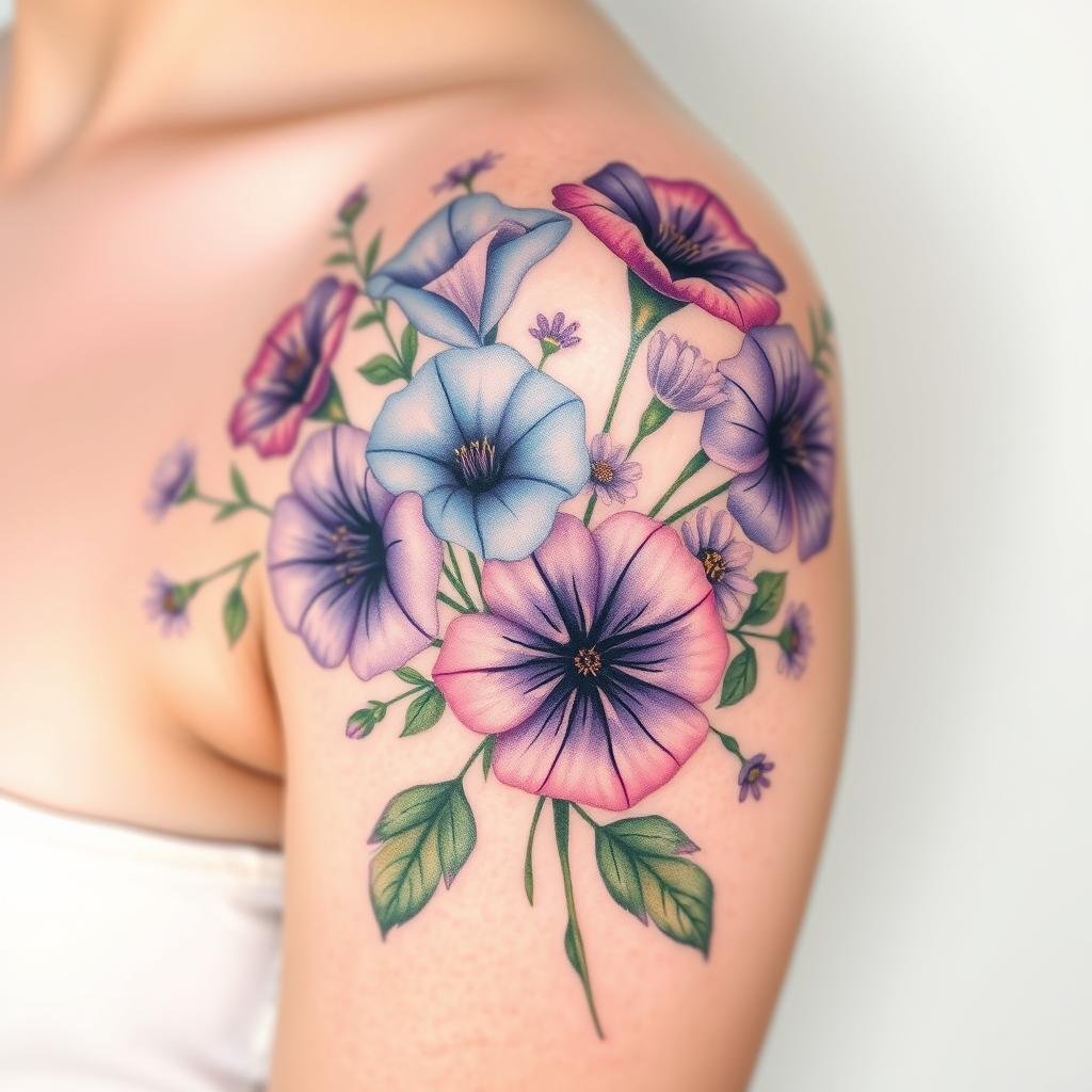 September Birth Flower Tattoo Designs 3 September Birth Flower Tattoo Designs 3