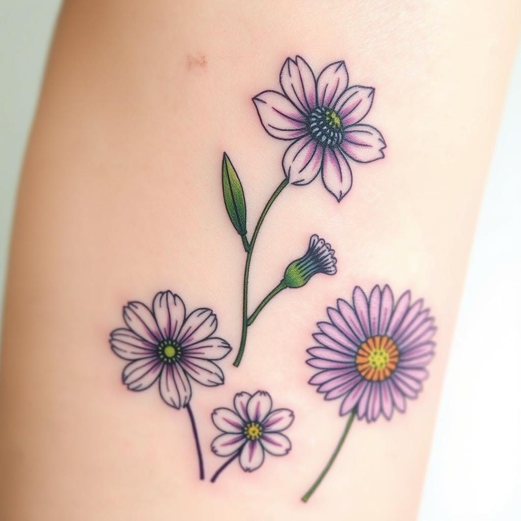 September Birth Flower Tattoo Styles September Birth Flower Tattoo Styles