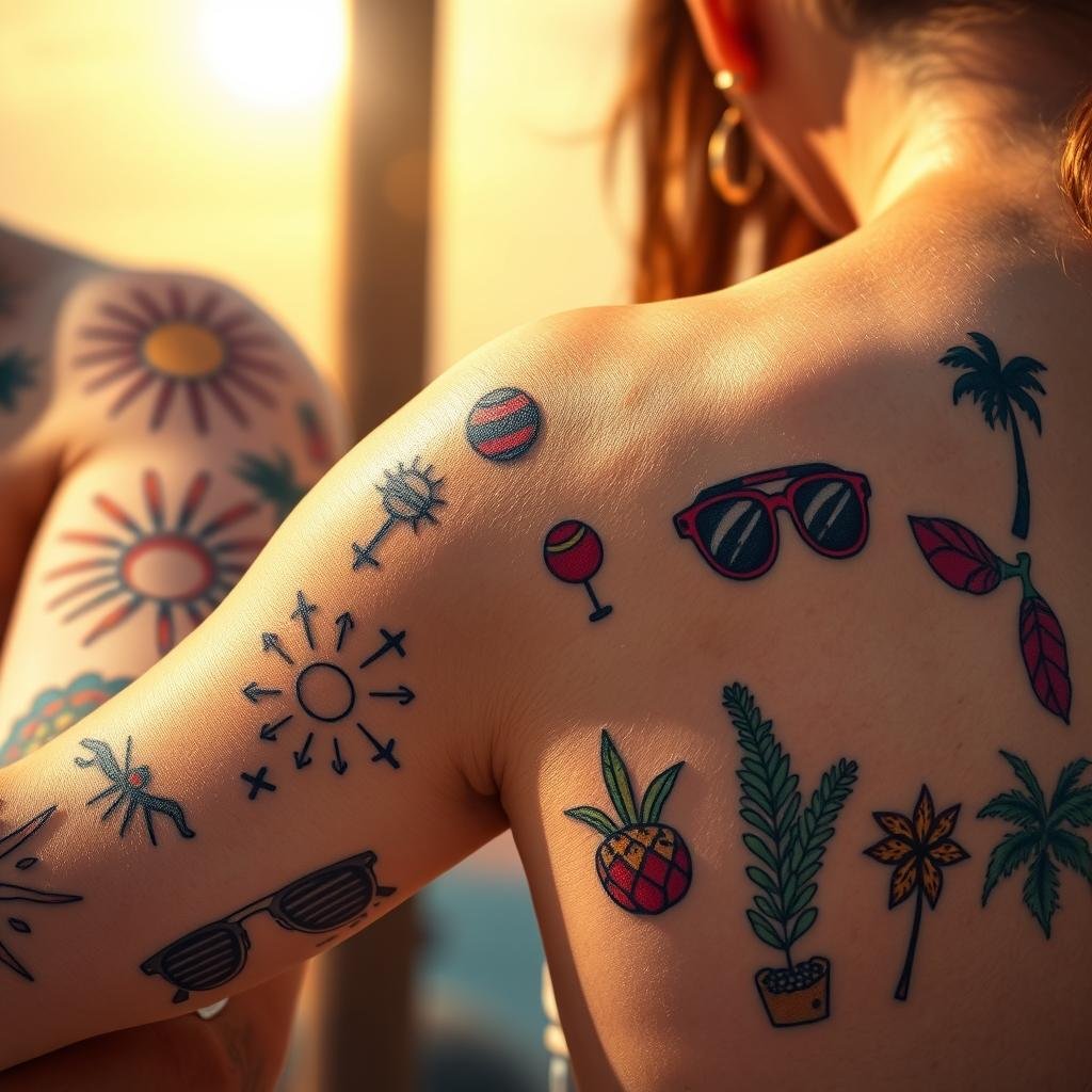 Sunblock Reminder Tattoos Designs Sunblock Reminder Tattoos Designs