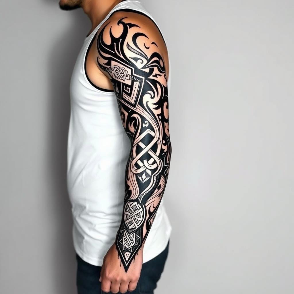 Tribal and Celtic Patterns tattoo 1995