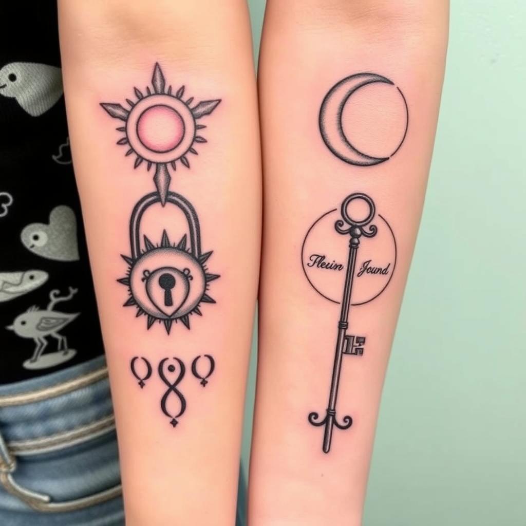 Unique Two-Part Tattoo Concepts Unique Two-Part Tattoo Concepts