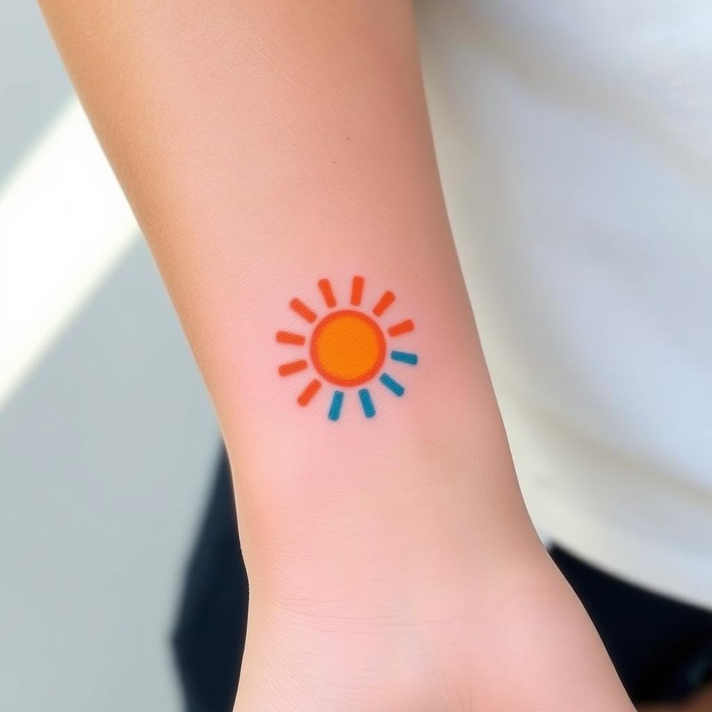 a small-sized tattoo design a small-sized tattoo design