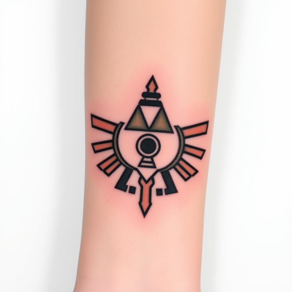 a small-sized vintage tattoo a small-sized vintage tattoo