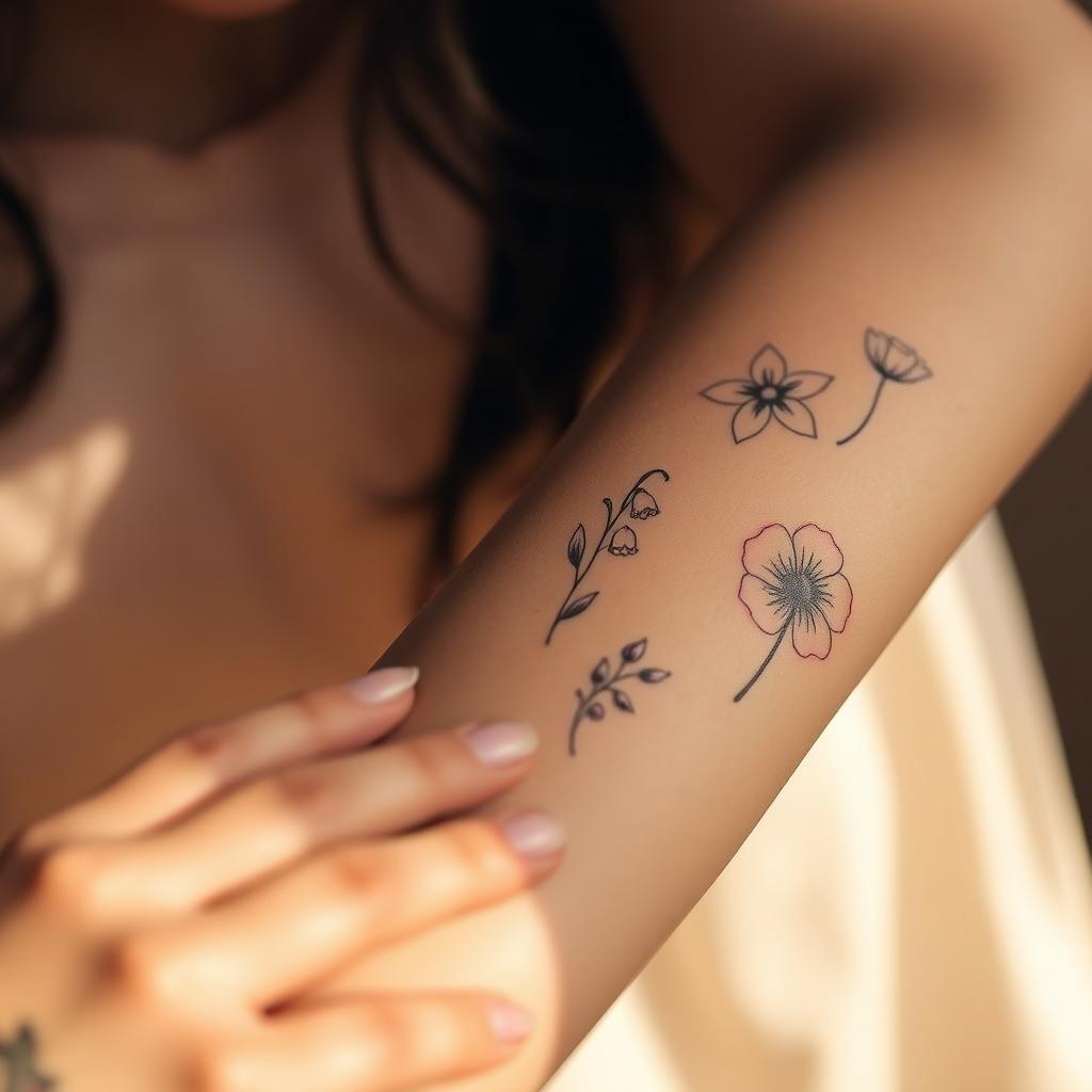 April Birth Flower Tattoo Placement Options