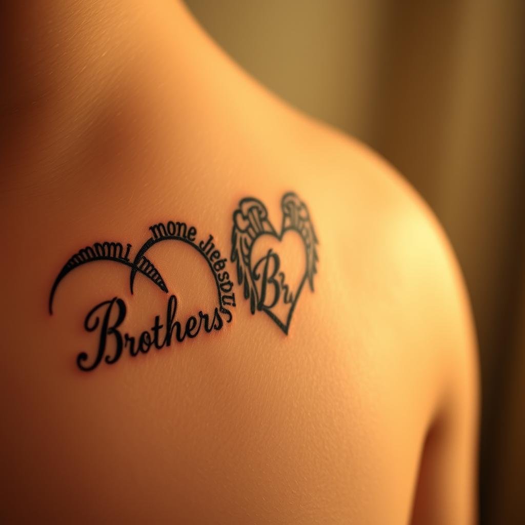 Brother Memorial Tattoo Designs