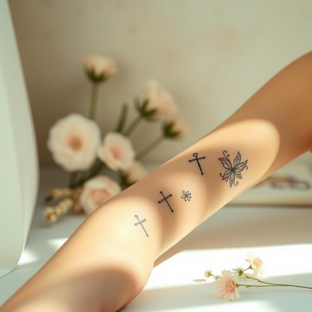 Dainty Christian Tattoos for Women