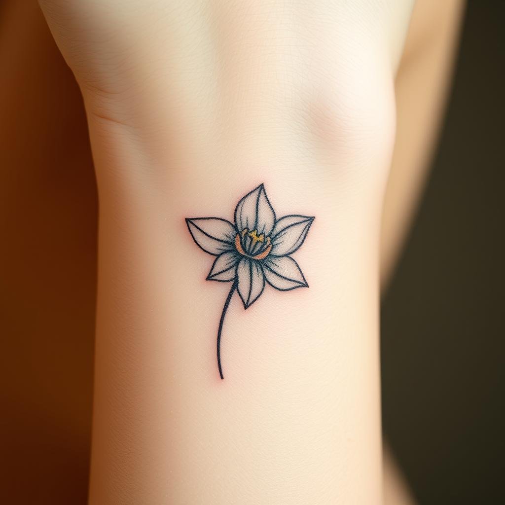 December Birth Flower Tattoo Placement