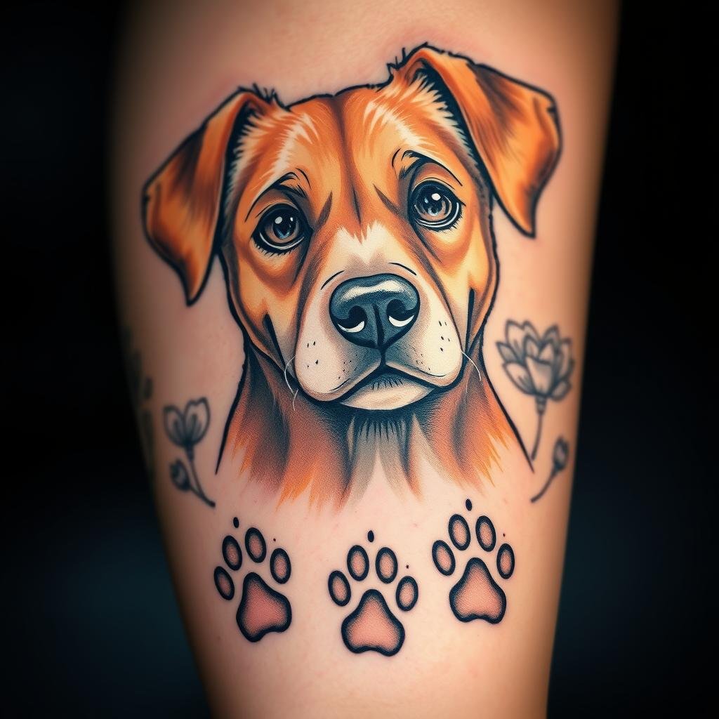 Dog Memorial Tattoo Styles