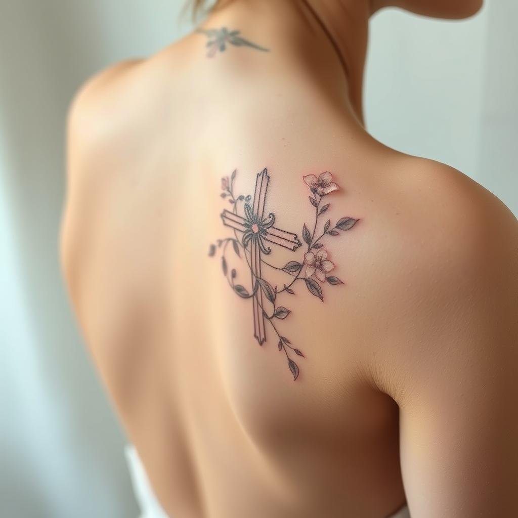 Feminine Faith Tattoo Designs