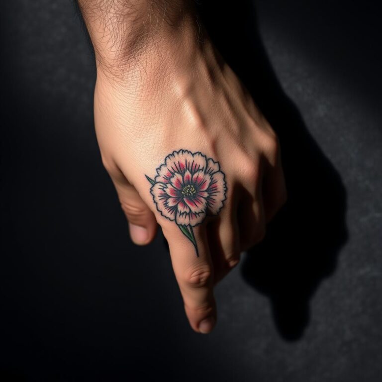 Celebrate Your Birthday with January Birth Flower Tattoos