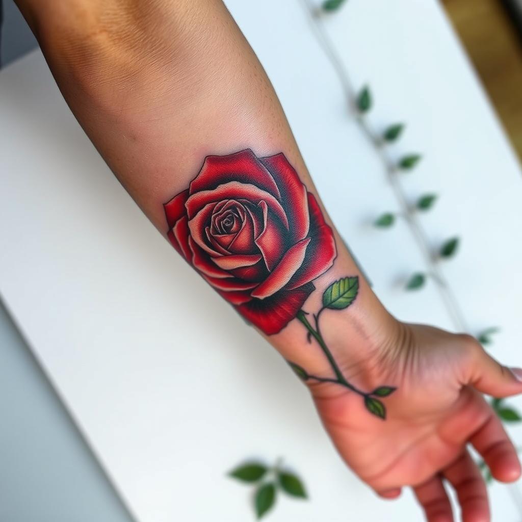 June Birth Flower Tattoo for Men June Birth Flower Tattoo for Men