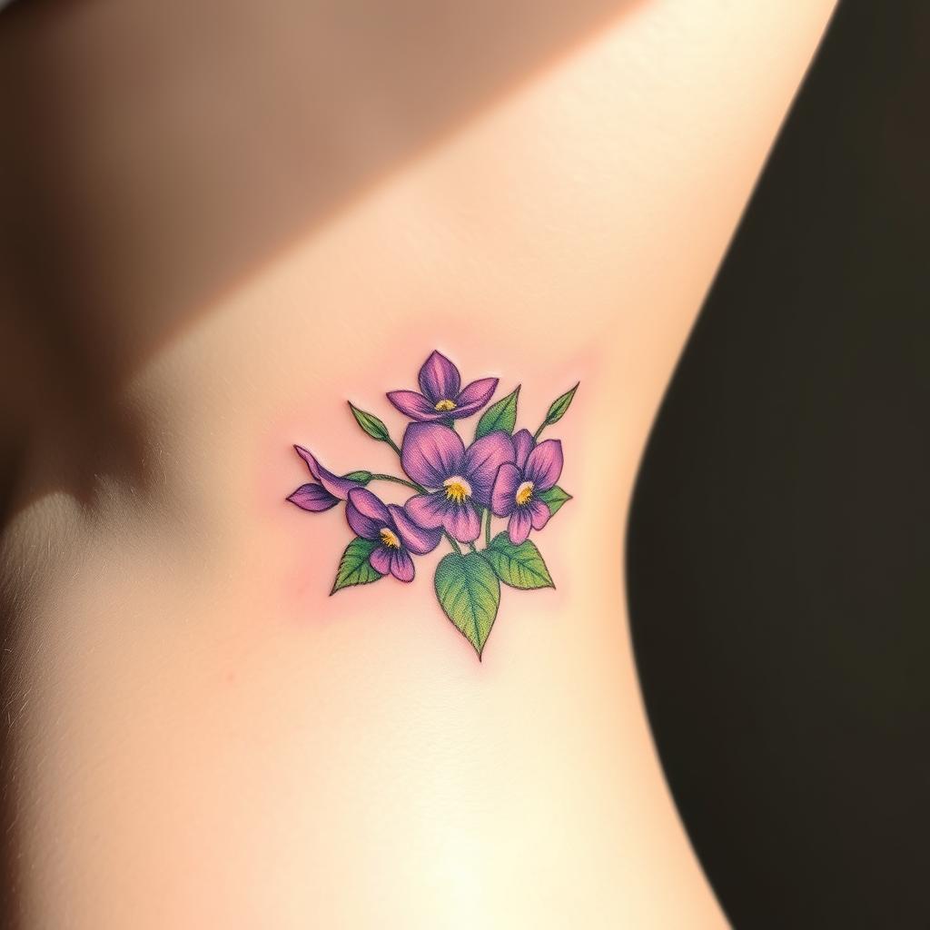 March Birth Flower Tattoo Placement