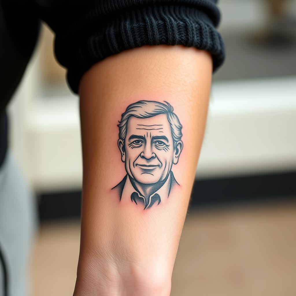 Meaningful Grandpa Memorial Ink Placement Meaningful Grandpa Memorial Ink Placement