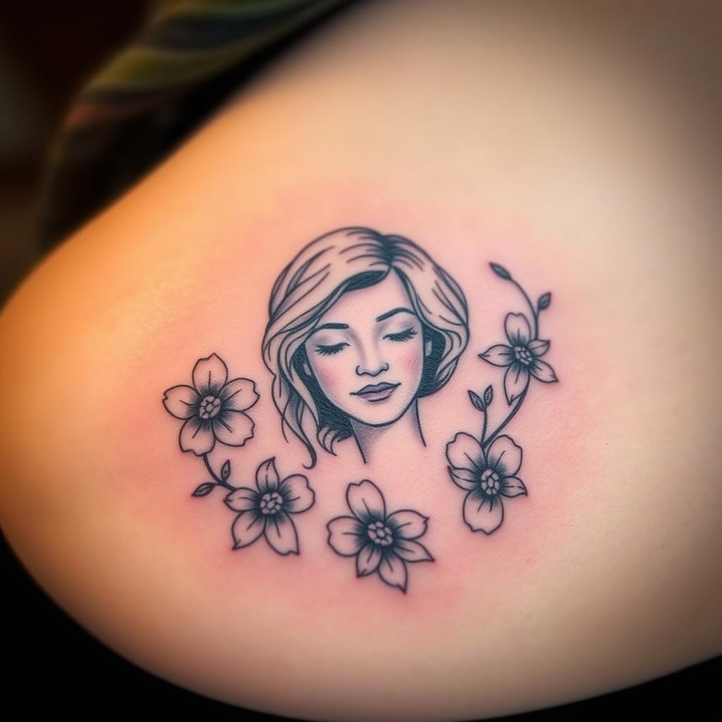 Memorial Tattoo for Grandmother Memorial Tattoo for Grandmother