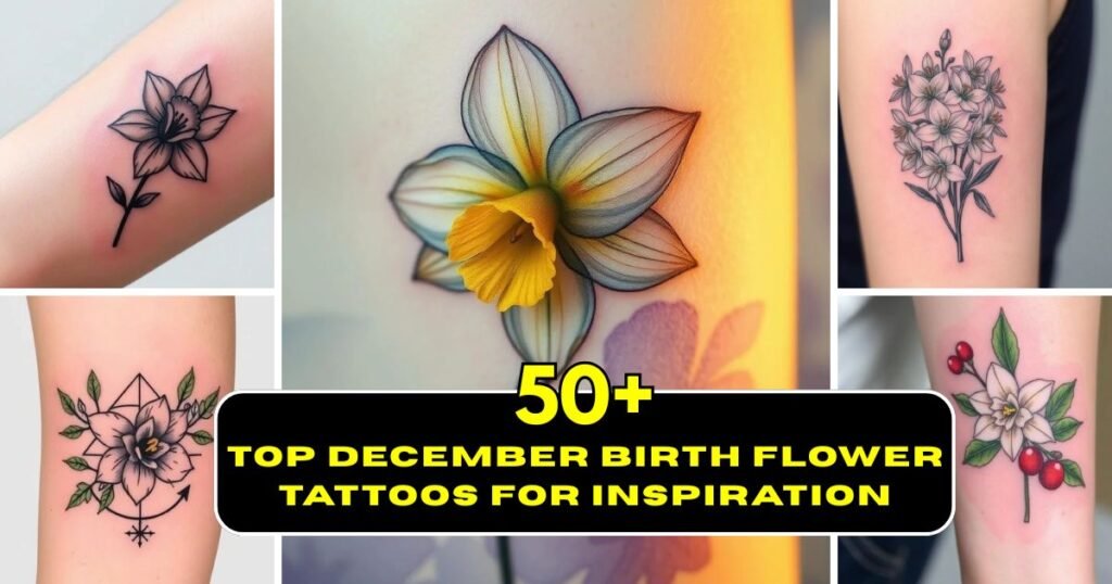 Top December Birth Flower Tattoos for Inspiration