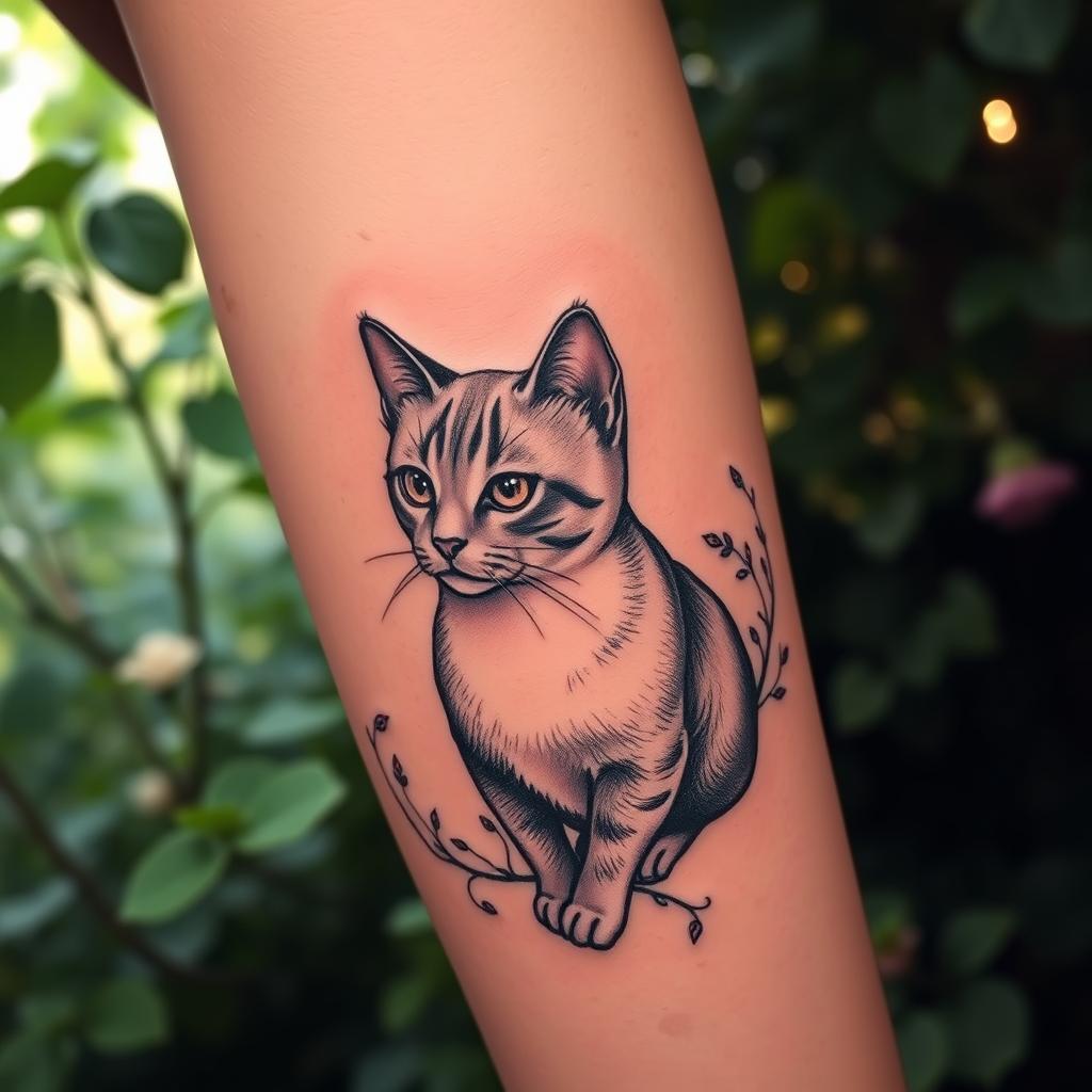 cat memorial tattoos cat memorial tattoos