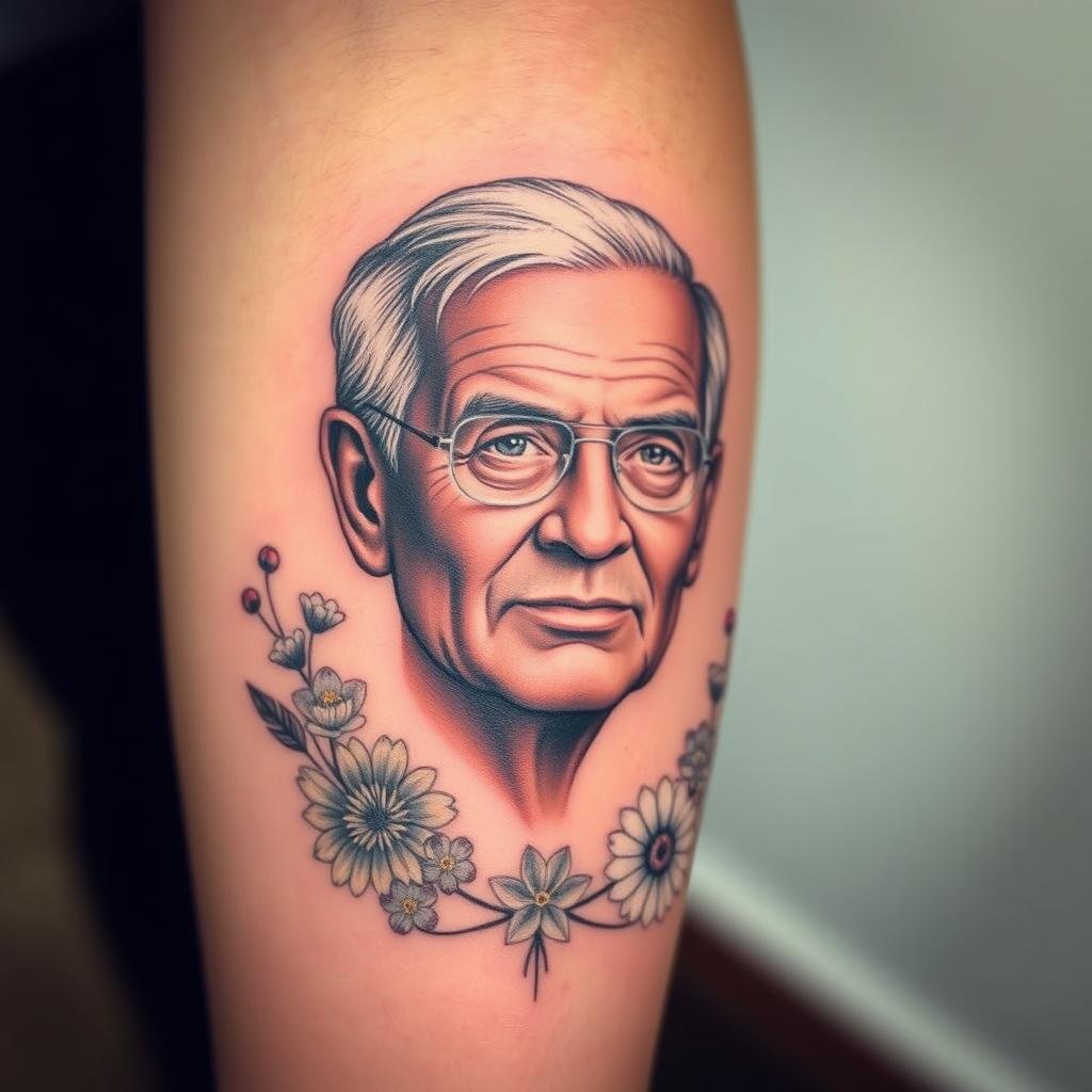 grandpa memorial tattoo ideas