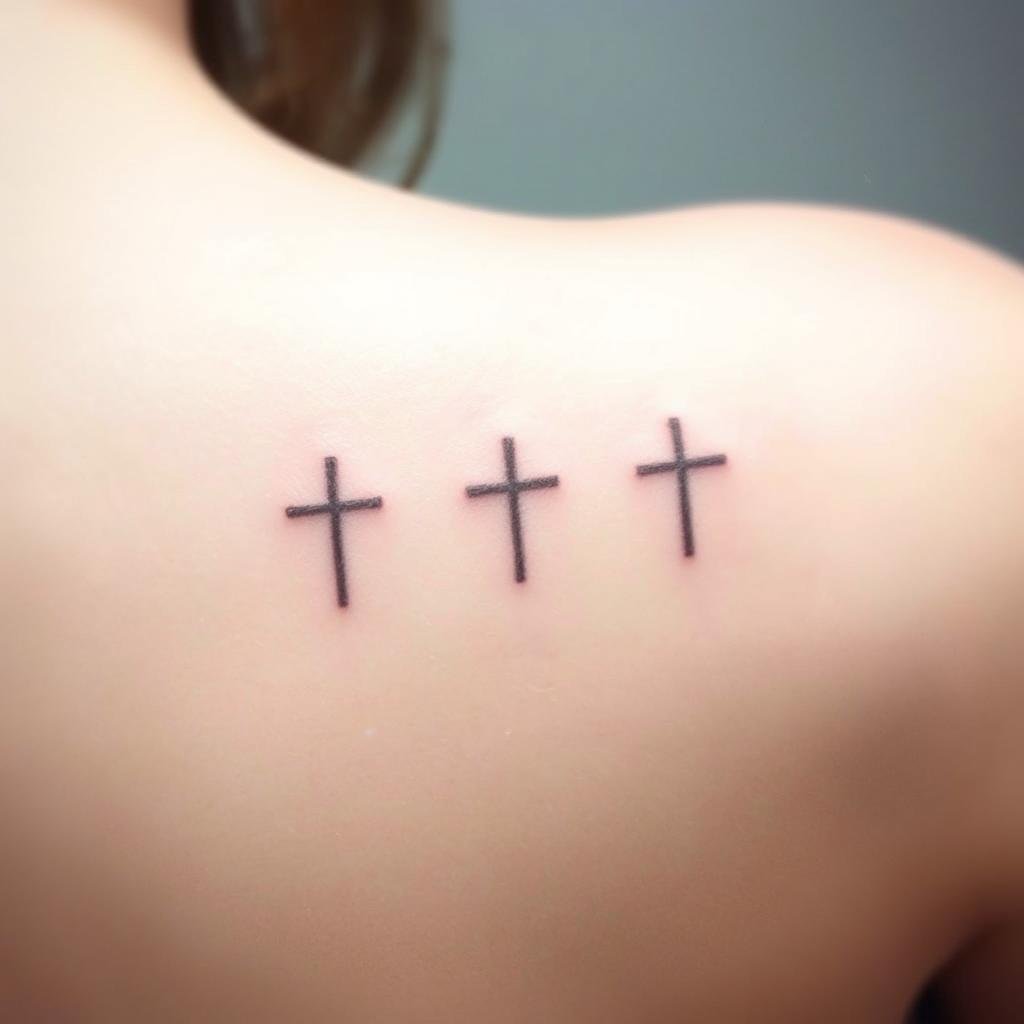 minimalist religious tattoos