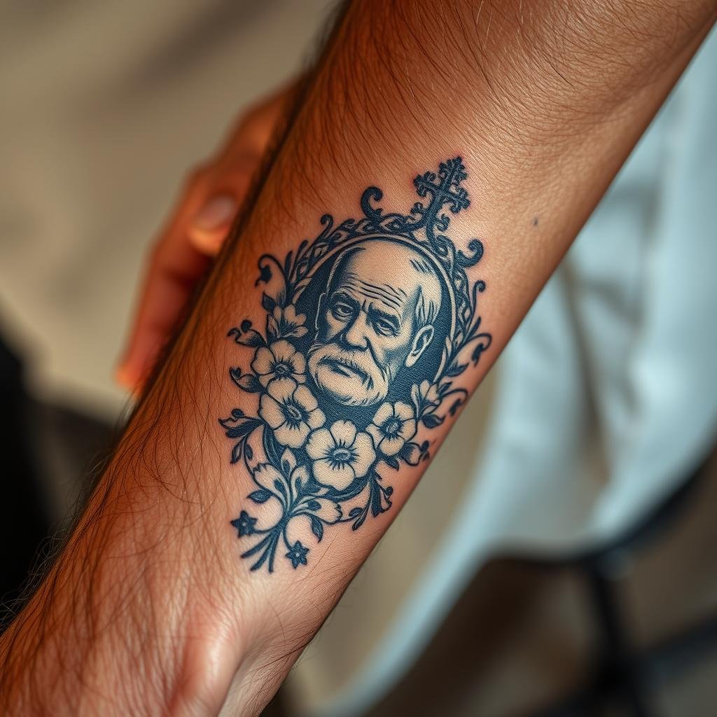 placement grandpa tattoo