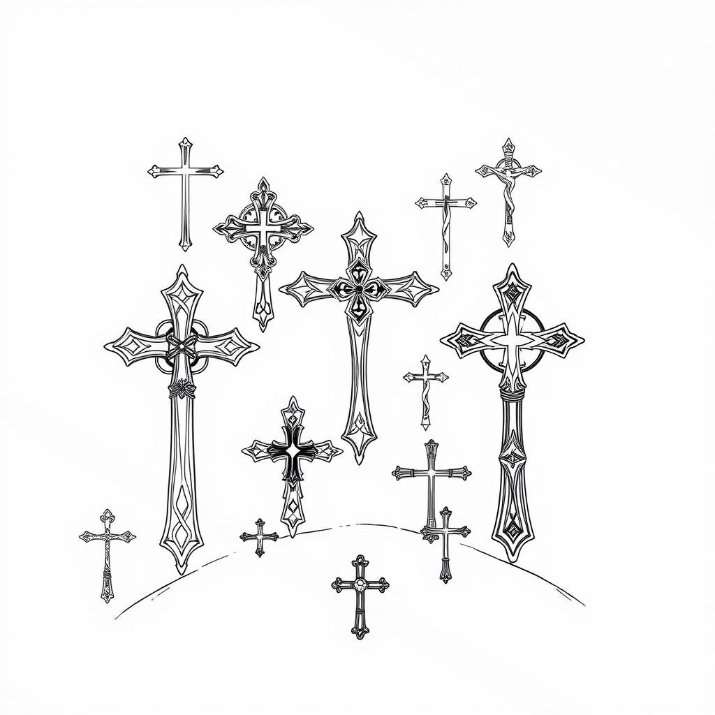popular cross tattoo styles