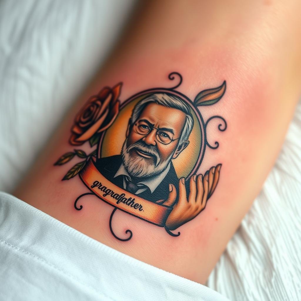 remembrance tattoos for grandpa