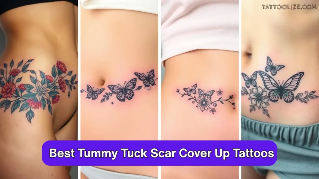 Best Tummy Tuck Scar Cover Up Tattoos