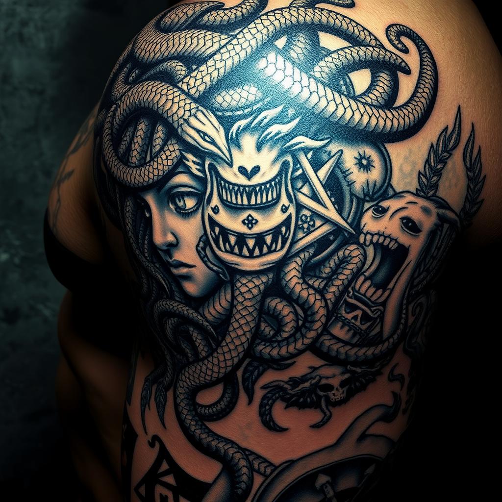 creative medusa tattoos creative medusa tattoos