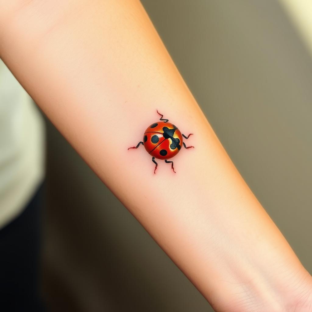 ladybug tattoo placement ladybug tattoo placement
