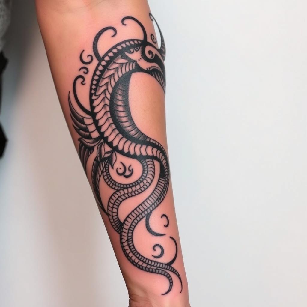 tribal medusa tattoo design on the forearm tribal medusa tattoo design on the forearm