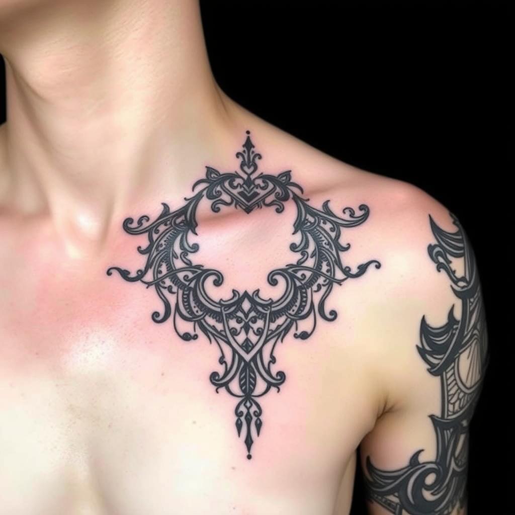 Blackwork tattoos use solid black ink for bold designs Blackwork tattoos use solid black ink for bold designs