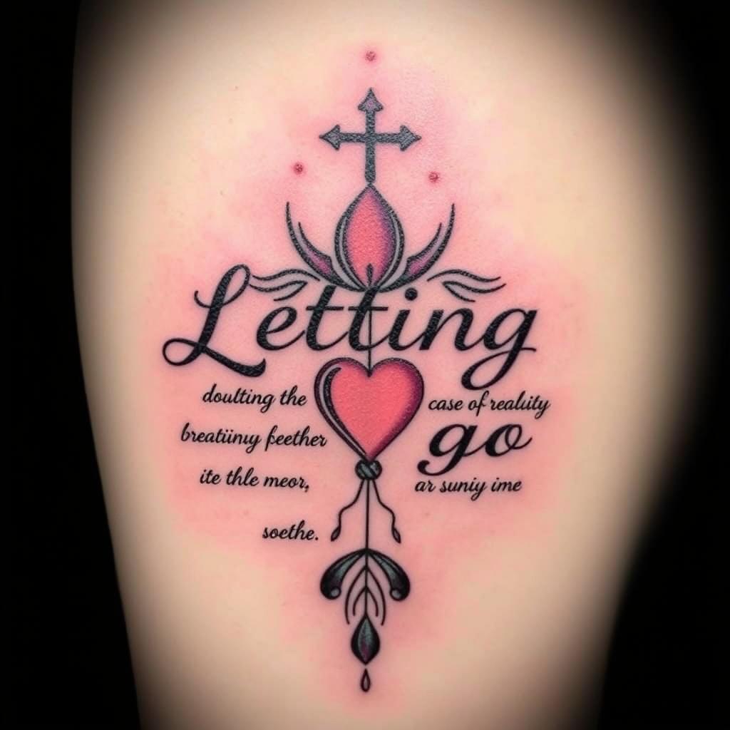 Personalized Letting Go Word Tattoo Design Ideas Personalized Letting Go Word Tattoo Design Ideas