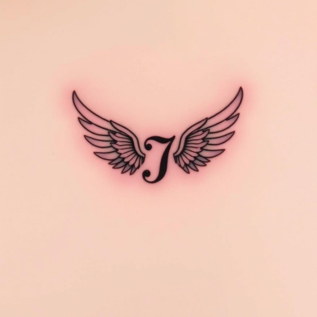 personalized angel number tattoo design personalized angel number tattoo design