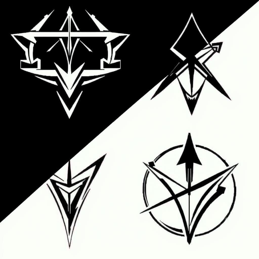 Geometric Fitness Designs tattoo