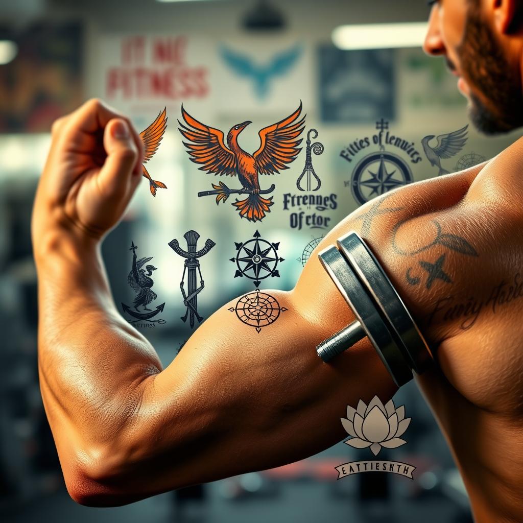 fitness inspired tattoos