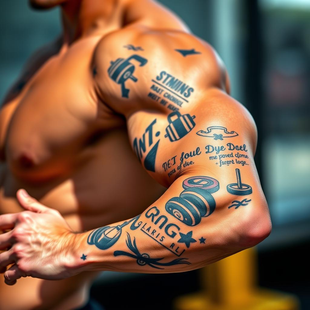gym tattoo design ideas