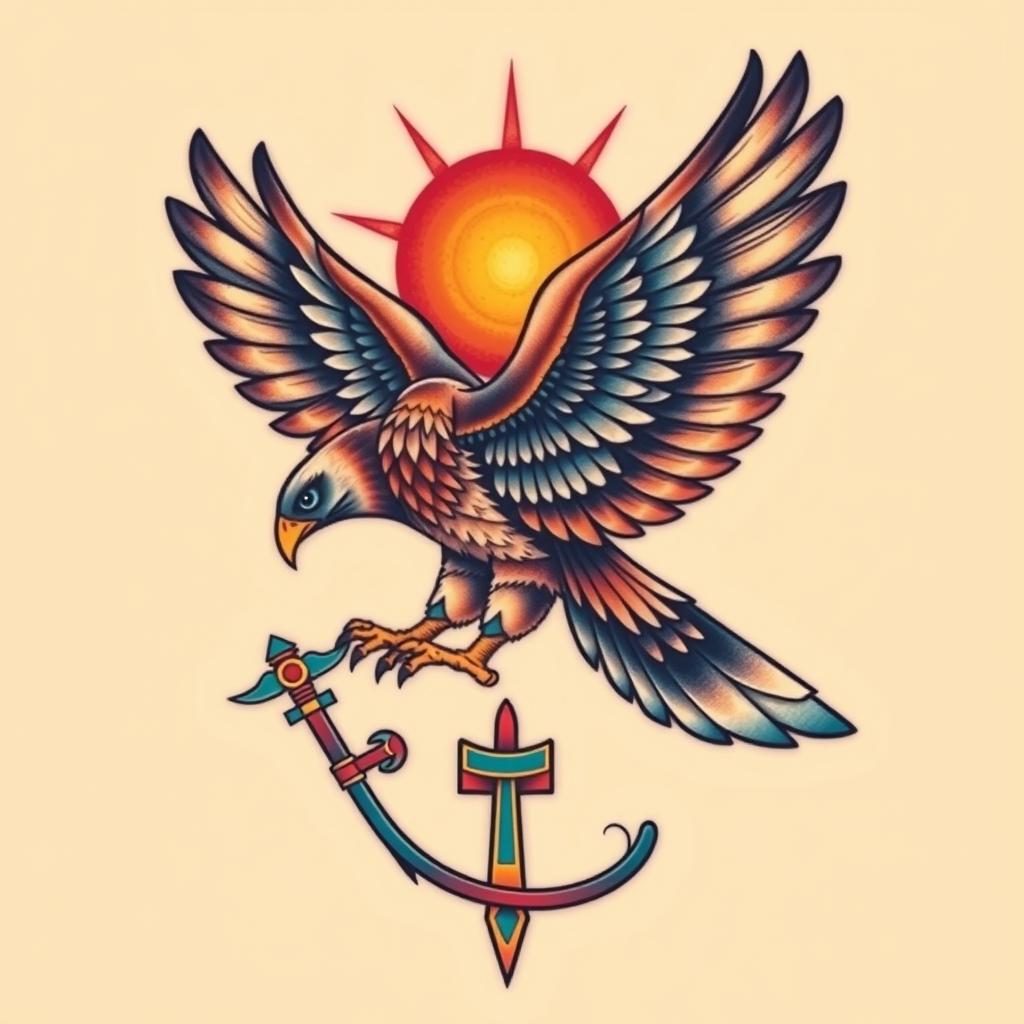 Falcon Imagery in Ra Tattoos