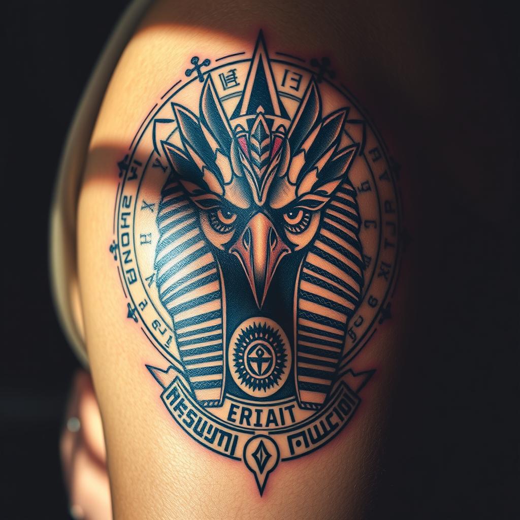 Horus Tattoo Design