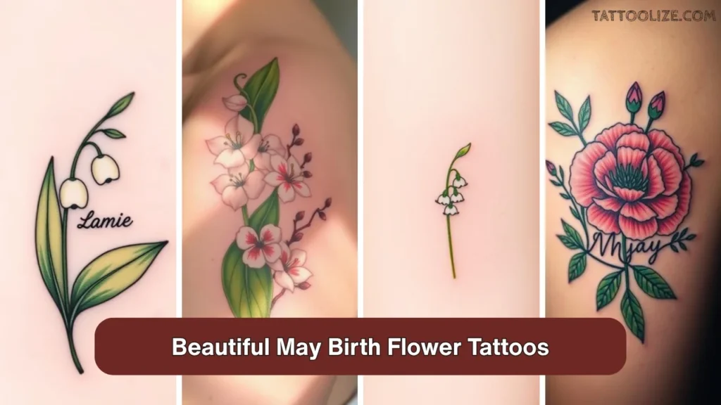 May Birth Flower Tattoos