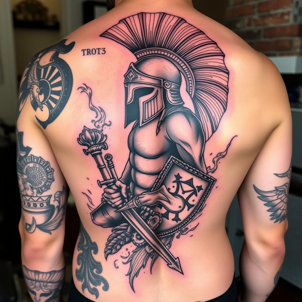 Big Spartan tattoos Big Spartan tattoos