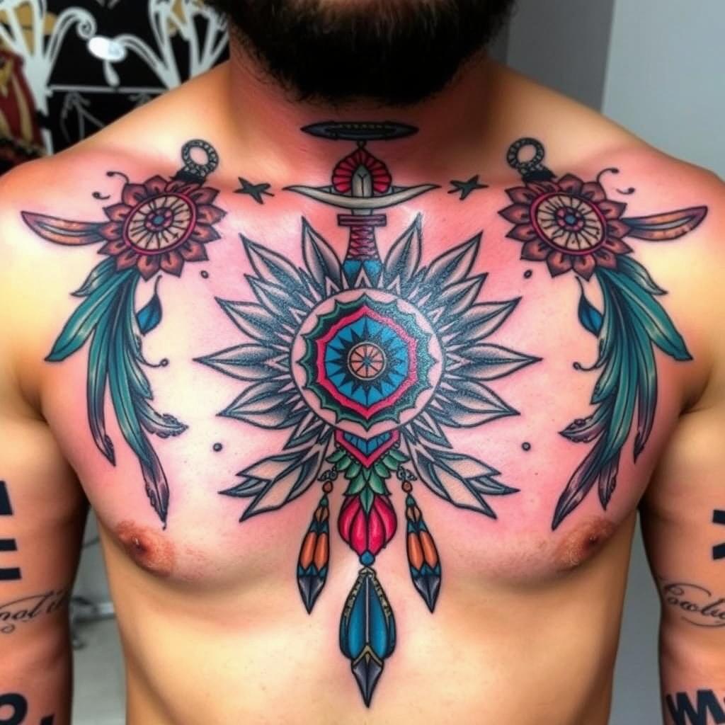 Chest Compositions tattoo Chest Compositions tattoo