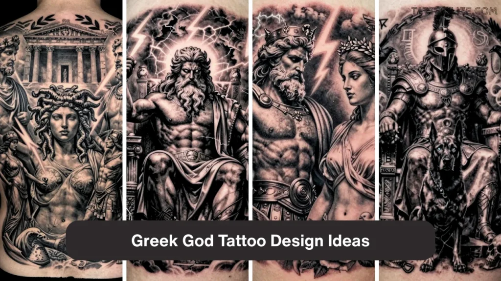 Greek God Tattoo Design Ideas