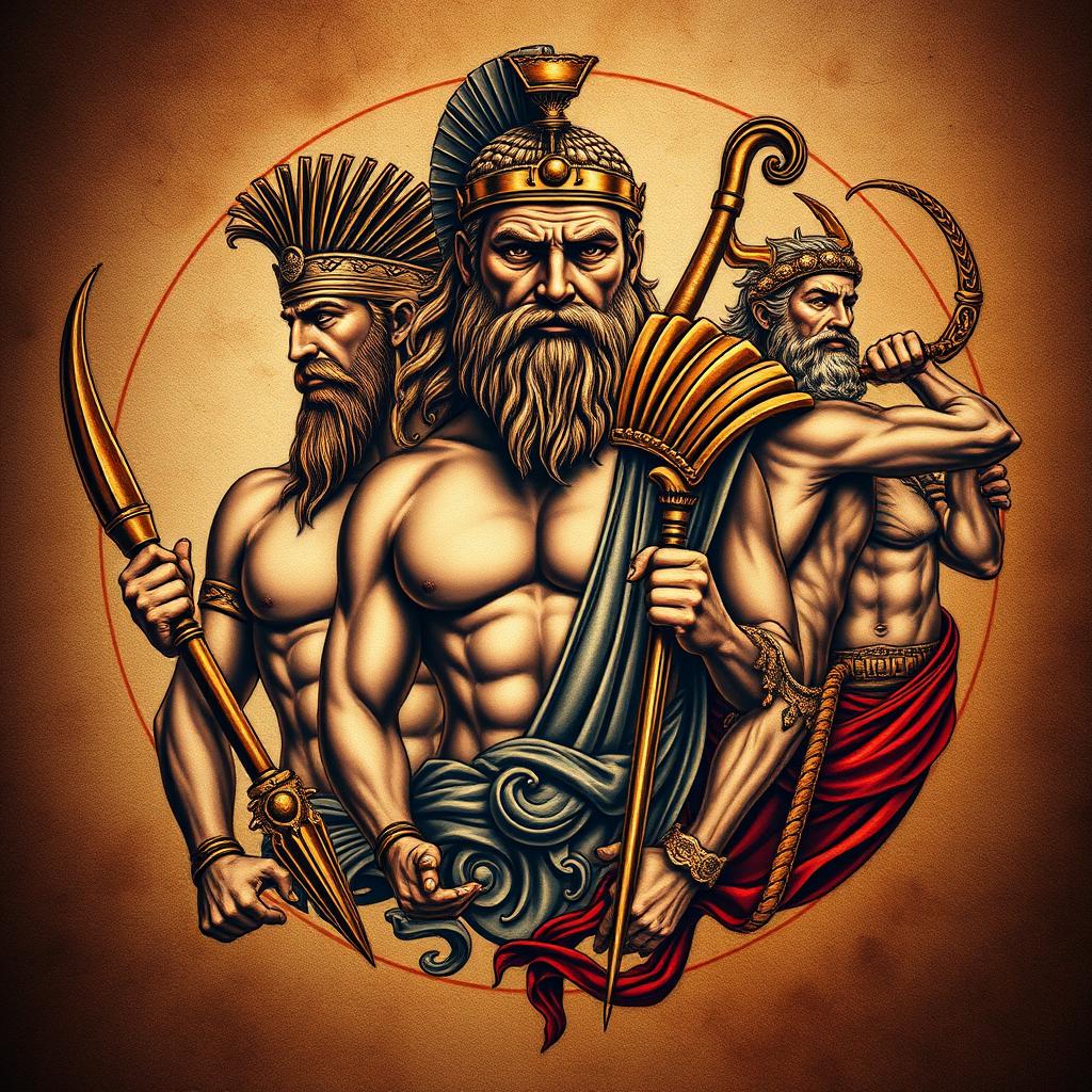 Greek Heroes Tattoo Designs
