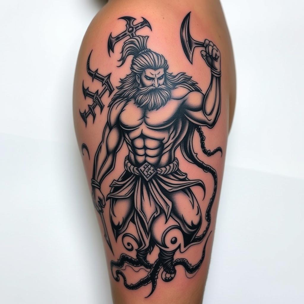 Hercules Strength and Courage Tattoo Designs